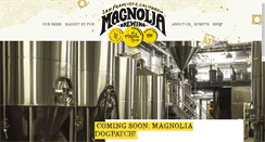 Desktop Screenshot of magnoliabrewing.com